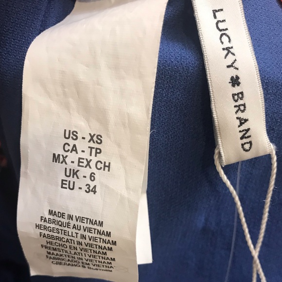 Lucky Brand one-piece crushed waves swimsuit - Picture 7 of 8